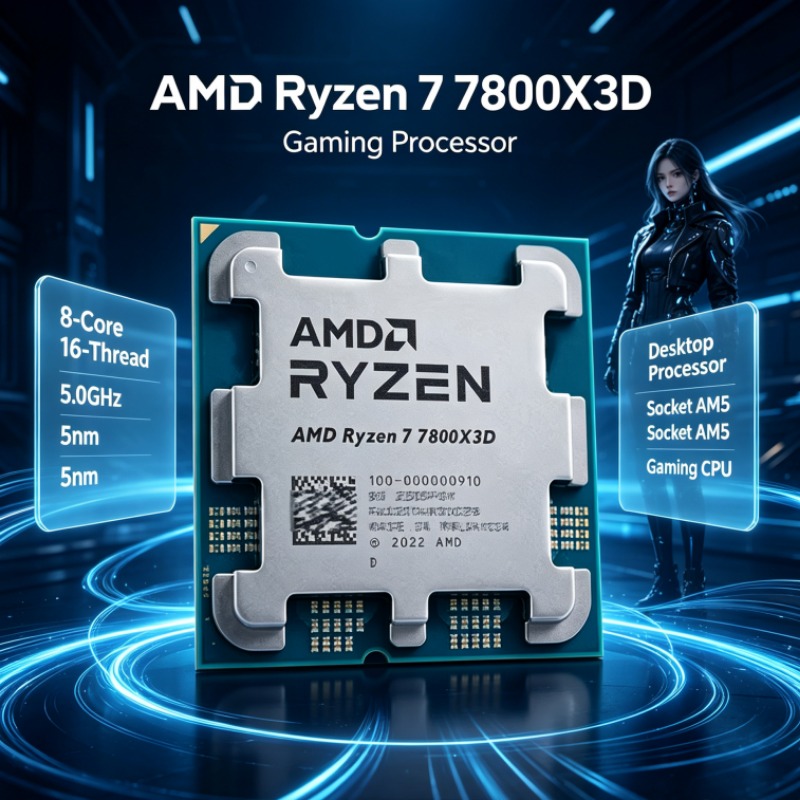 CPU AMD Ryzen 7 7800X3D para E - Amd Cpu Ryzen 7 reseña y precio