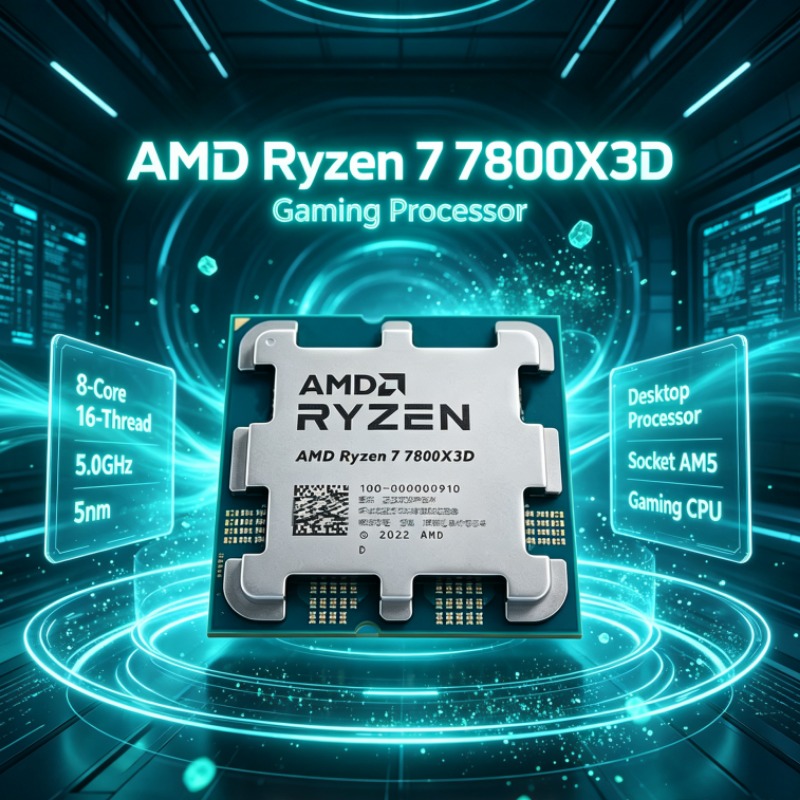 CPU AMD Ryzen 7 7800X3D para E - Amd Cpu Ryzen 7 reseña y precio