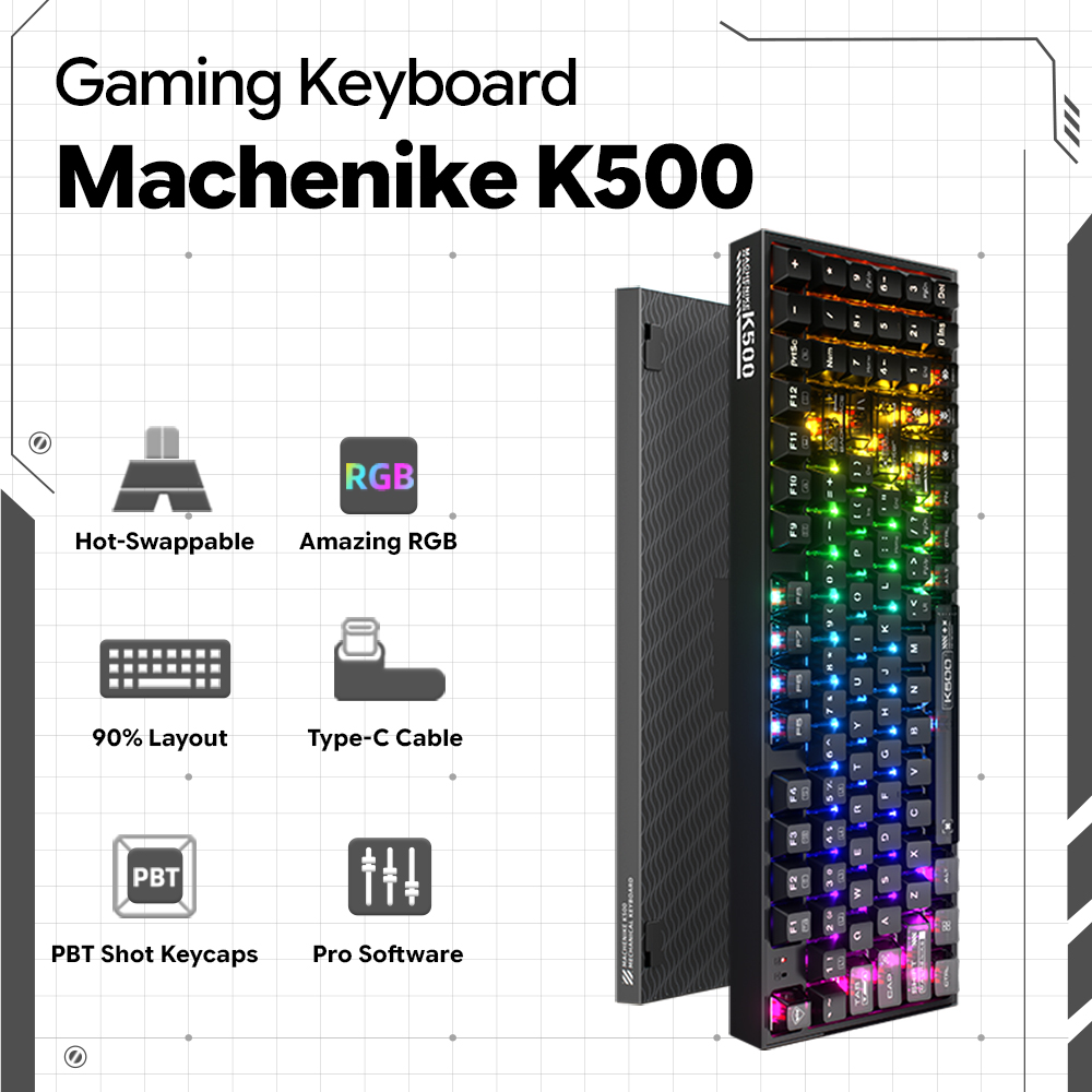 Teclado Mecánico con Cable Mac - Gaming Keyboard Hot Swappable reseña y precio